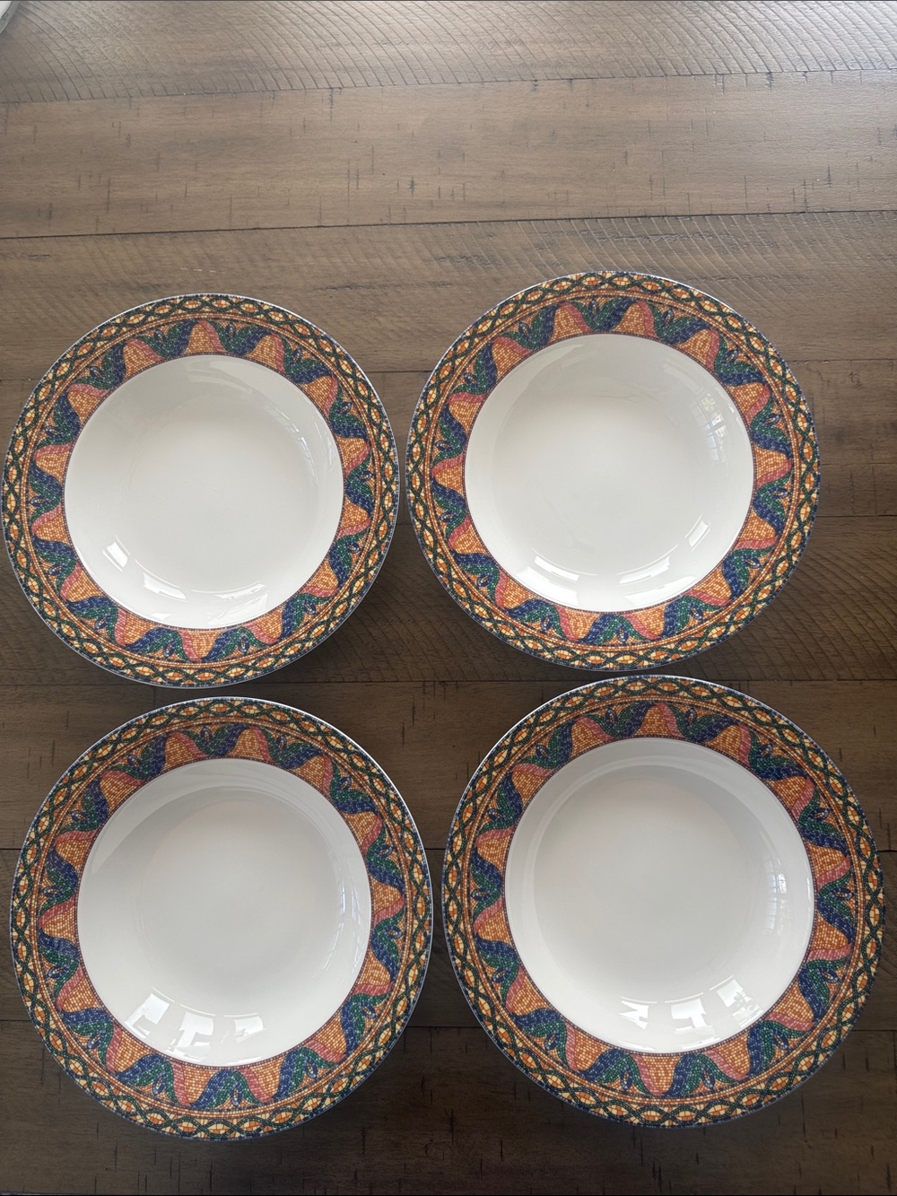Set of 4 Mikasa Ultima + Super Strong Fine China Soup/Salad Bowls